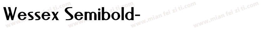 Wessex Semibold字体转换
